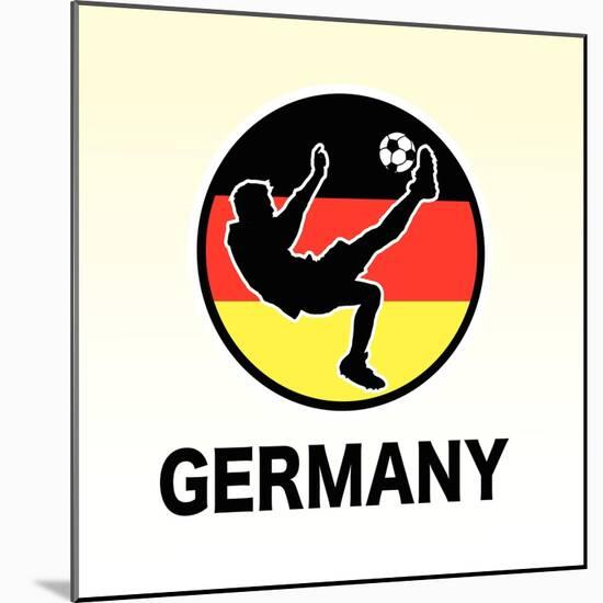 Germany Soccer-null-Mounted Giclee Print