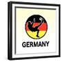Germany Soccer-null-Framed Premium Giclee Print
