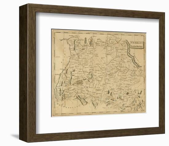 Germany South, c.1812-Aaron Arrowsmith-Framed Art Print