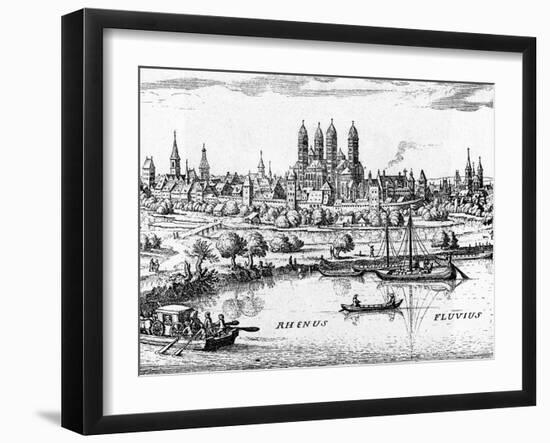 Germany Speyer-Mathieu Merian-Framed Art Print