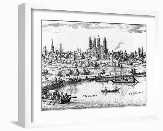 Germany Speyer-Mathieu Merian-Framed Art Print