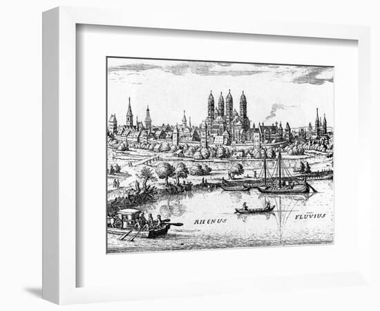 Germany Speyer-Mathieu Merian-Framed Art Print