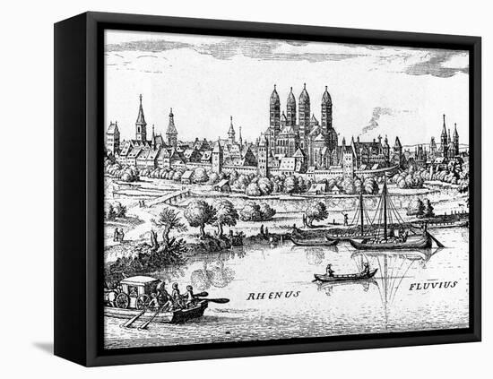 Germany Speyer-Mathieu Merian-Framed Stretched Canvas