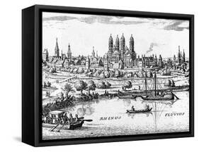 Germany Speyer-Mathieu Merian-Framed Stretched Canvas