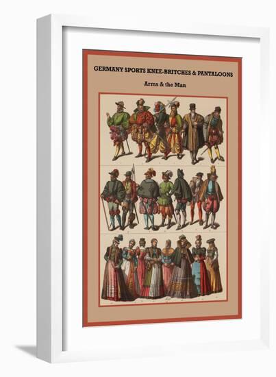 Germany Sports Knee-Britches and Pantaloons Arms and the Man-Friedrich Hottenroth-Framed Premium Giclee Print