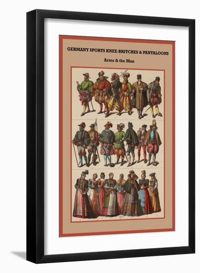 Germany Sports Knee-Britches and Pantaloons Arms and the Man-Friedrich Hottenroth-Framed Art Print