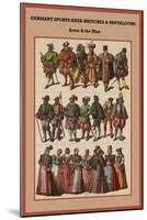 Germany Sports Knee-Britches and Pantaloons Arms and the Man-Friedrich Hottenroth-Mounted Art Print
