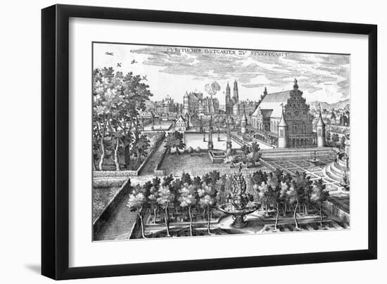 Germany Stuttgart-Mathieu Merian-Framed Art Print