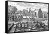 Germany Stuttgart-Mathieu Merian-Framed Stretched Canvas