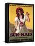 Germany - Sun-Maid California Raisin Poster-Lantern Press-Framed Stretched Canvas