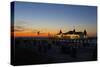 Germany, the Baltic Sea, Island Usedom, Ahlbeck, Pier, Evening Mood-Chris Seba-Stretched Canvas