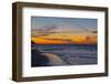 Germany, the Baltic Sea, Island Usedom, Heringsdorf, Beach, Pier, Evening Mood-Chris Seba-Framed Photographic Print