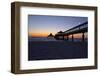 Germany, the Baltic Sea, Island Usedom, Heringsdorf, Beach, Pier, Morning Mood-Chris Seba-Framed Photographic Print