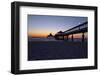 Germany, the Baltic Sea, Island Usedom, Heringsdorf, Beach, Pier, Morning Mood-Chris Seba-Framed Photographic Print