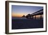 Germany, the Baltic Sea, Island Usedom, Heringsdorf, Beach, Pier, Morning Mood-Chris Seba-Framed Photographic Print