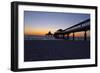 Germany, the Baltic Sea, Island Usedom, Heringsdorf, Beach, Pier, Morning Mood-Chris Seba-Framed Photographic Print