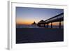 Germany, the Baltic Sea, Island Usedom, Heringsdorf, Beach, Pier, Morning Mood-Chris Seba-Framed Photographic Print