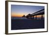 Germany, the Baltic Sea, Island Usedom, Heringsdorf, Beach, Pier, Morning Mood-Chris Seba-Framed Photographic Print