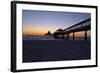 Germany, the Baltic Sea, Island Usedom, Heringsdorf, Beach, Pier, Morning Mood-Chris Seba-Framed Photographic Print