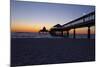 Germany, the Baltic Sea, Island Usedom, Heringsdorf, Beach, Pier, Morning Mood-Chris Seba-Mounted Photographic Print