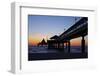 Germany, the Baltic Sea, Island Usedom, Heringsdorf, Beach, Pier, Morning Mood-Chris Seba-Framed Photographic Print