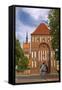 Germany, the Baltic Sea, Island Usedom, Usedom Town, Anklam Gate-Chris Seba-Framed Stretched Canvas