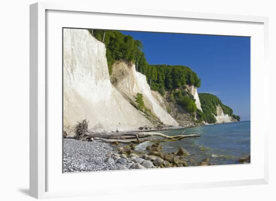 Germany, the Baltic Sea, Western Pomerania, Island RŸgen, Chalk Rock-Chris Seba-Framed Photographic Print