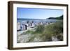 Germany, the Baltic Sea, Western Pomerania, Island R?gen, Seaside Resort Binz, Beach Chairs-Chris Seba-Framed Photographic Print