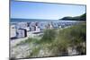 Germany, the Baltic Sea, Western Pomerania, Island R?gen, Seaside Resort Binz, Beach Chairs-Chris Seba-Mounted Photographic Print