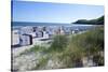 Germany, the Baltic Sea, Western Pomerania, Island R?gen, Seaside Resort Binz, Beach Chairs-Chris Seba-Stretched Canvas