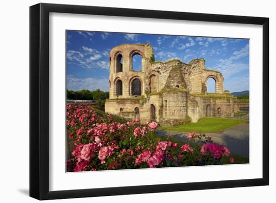 Germany, the Moselle, Trier, Imperial Baths-Chris Seba-Framed Photographic Print