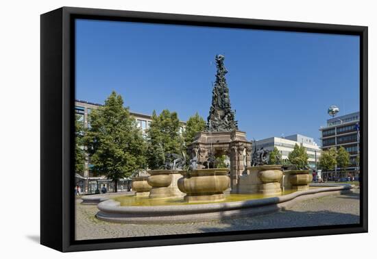 Germany, the Rhine, Baden-WŸrttemberg, Mannheim, City Centre, Paradeplatz-Chris Seba-Framed Stretched Canvas