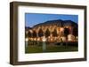 Germany, the Rhine, Baden-WŸrttemberg, Mannheim, City Centre, Rose Garden House, Dusk-Chris Seba-Framed Photographic Print