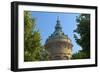 Germany, the Rhine, Baden-WŸrttemberg, Mannheim, City Centre, Water Tower-Chris Seba-Framed Photographic Print