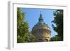 Germany, the Rhine, Baden-WŸrttemberg, Mannheim, City Centre, Water Tower-Chris Seba-Framed Photographic Print