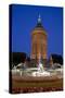 Germany, the Rhine, Baden-WŸrttemberg, Mannheim, City Centre, Water Tower-Chris Seba-Stretched Canvas