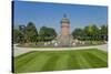 Germany, the Rhine, Baden-WŸrttemberg, Mannheim, City Centre, Water Tower-Chris Seba-Stretched Canvas