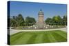 Germany, the Rhine, Baden-WŸrttemberg, Mannheim, City Centre, Water Tower-Chris Seba-Stretched Canvas