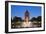 Germany, the Rhine, Baden-Wurttemberg, Mannheim, City Centre, Water Tower, Dusk, Water Fountains-Chris Seba-Framed Photographic Print