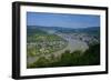 Germany, the Rhine, Boppard, Rhine Loop, Panoramic View-Chris Seba-Framed Photographic Print