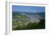 Germany, the Rhine, Boppard, Rhine Loop, Panoramic View-Chris Seba-Framed Photographic Print