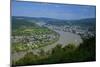 Germany, the Rhine, Boppard, Rhine Loop, Panoramic View-Chris Seba-Mounted Photographic Print