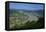 Germany, the Rhine, Boppard, Rhine Loop, Panoramic View-Chris Seba-Framed Stretched Canvas