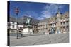 Germany, the Rhine, Dusseldorf, Old Town, Marketplace, City Hall, Jan Wellem Monument-Chris Seba-Stretched Canvas