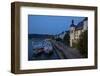 Germany, the Rhine, Koblenz, Ehrenbreitstein Fortress, Moselle Shore, Tourboats-Chris Seba-Framed Photographic Print