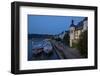 Germany, the Rhine, Koblenz, Ehrenbreitstein Fortress, Moselle Shore, Tourboats-Chris Seba-Framed Photographic Print