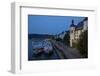 Germany, the Rhine, Koblenz, Ehrenbreitstein Fortress, Moselle Shore, Tourboats-Chris Seba-Framed Photographic Print