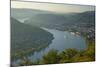 Germany, the Rhine, Rhineland-Palatinate, Boppard, Rhine River Loop, Morning Fog-Chris Seba-Mounted Photographic Print