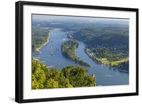 Germany, the Rhine, Siebengebirge, Bonn, Kšnigswinter, Island Nonnenwerth-Chris Seba-Framed Photographic Print