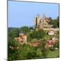 Germany, Thuringia, Eichsfeld (Region), Rimbach (District) and Castle Hanstein-Andreas Vitting-Mounted Photographic Print